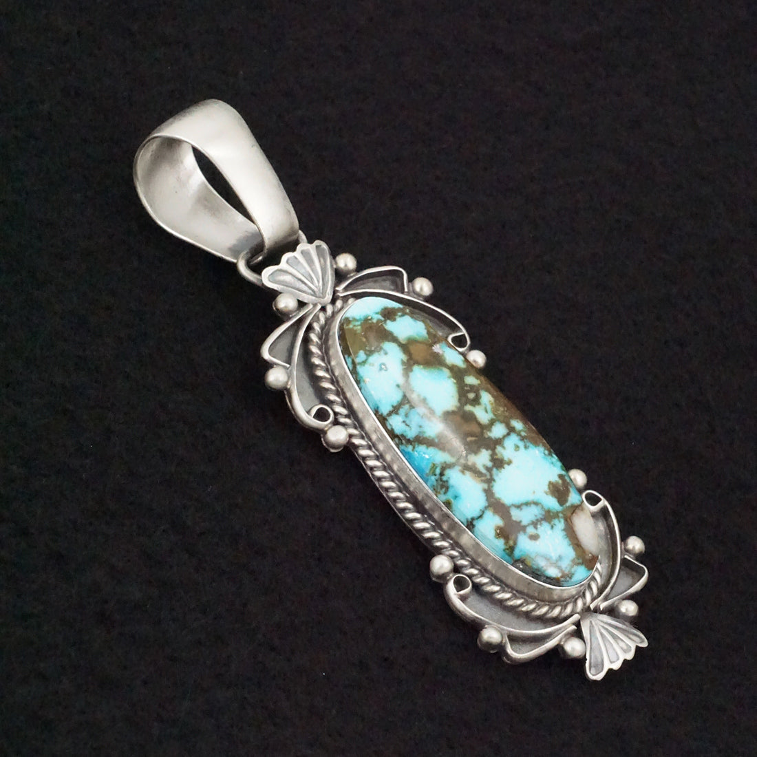 Paul Livingston Turquoise & Sterling Silver Pendant