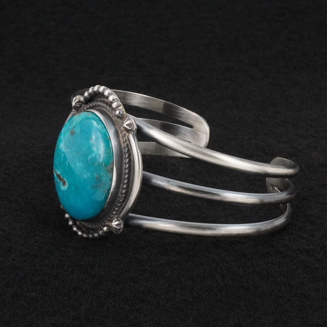 Leslie Nez Turquoise & Sterling Silver Bracelet