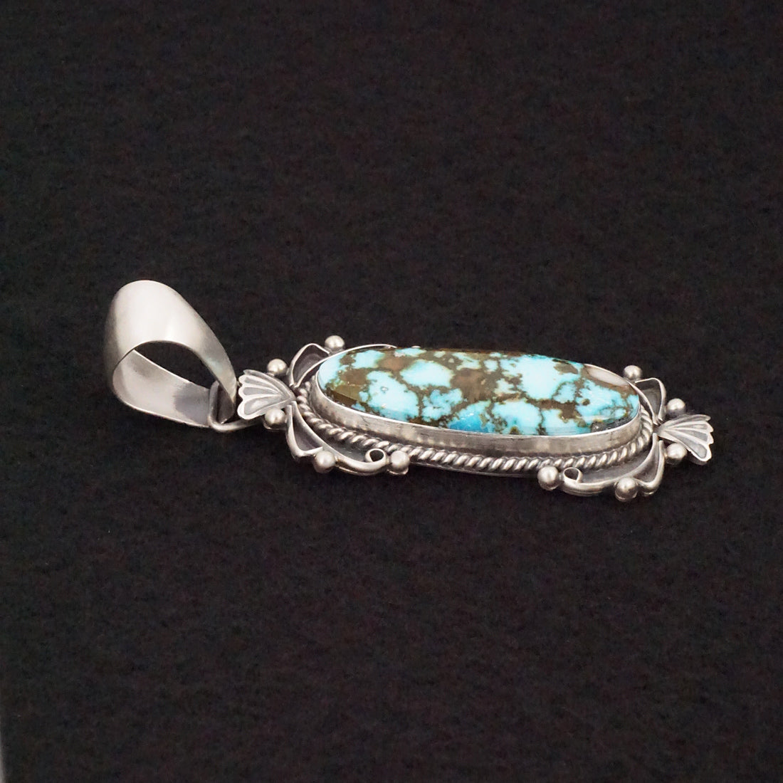 Paul Livingston Turquoise & Sterling Silver Pendant