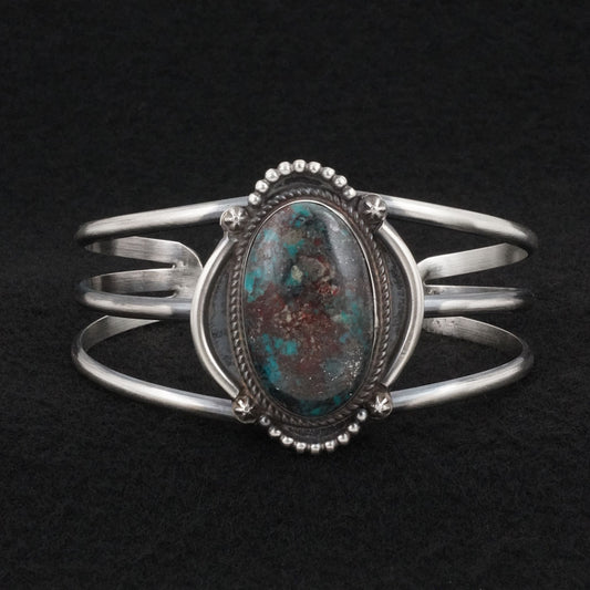Leslie Nez Turquoise & Sterling Silver Bracelet
