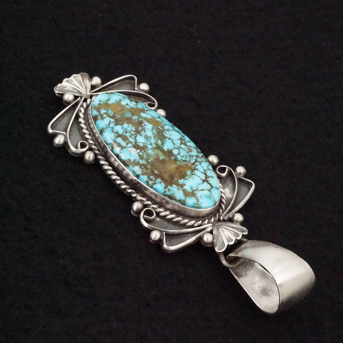 Paul Livingston Turquoise & Sterling Silver Pendant