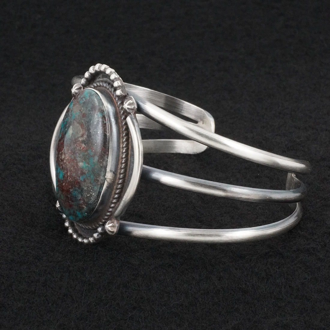 Leslie Nez Turquoise & Sterling Silver Bracelet