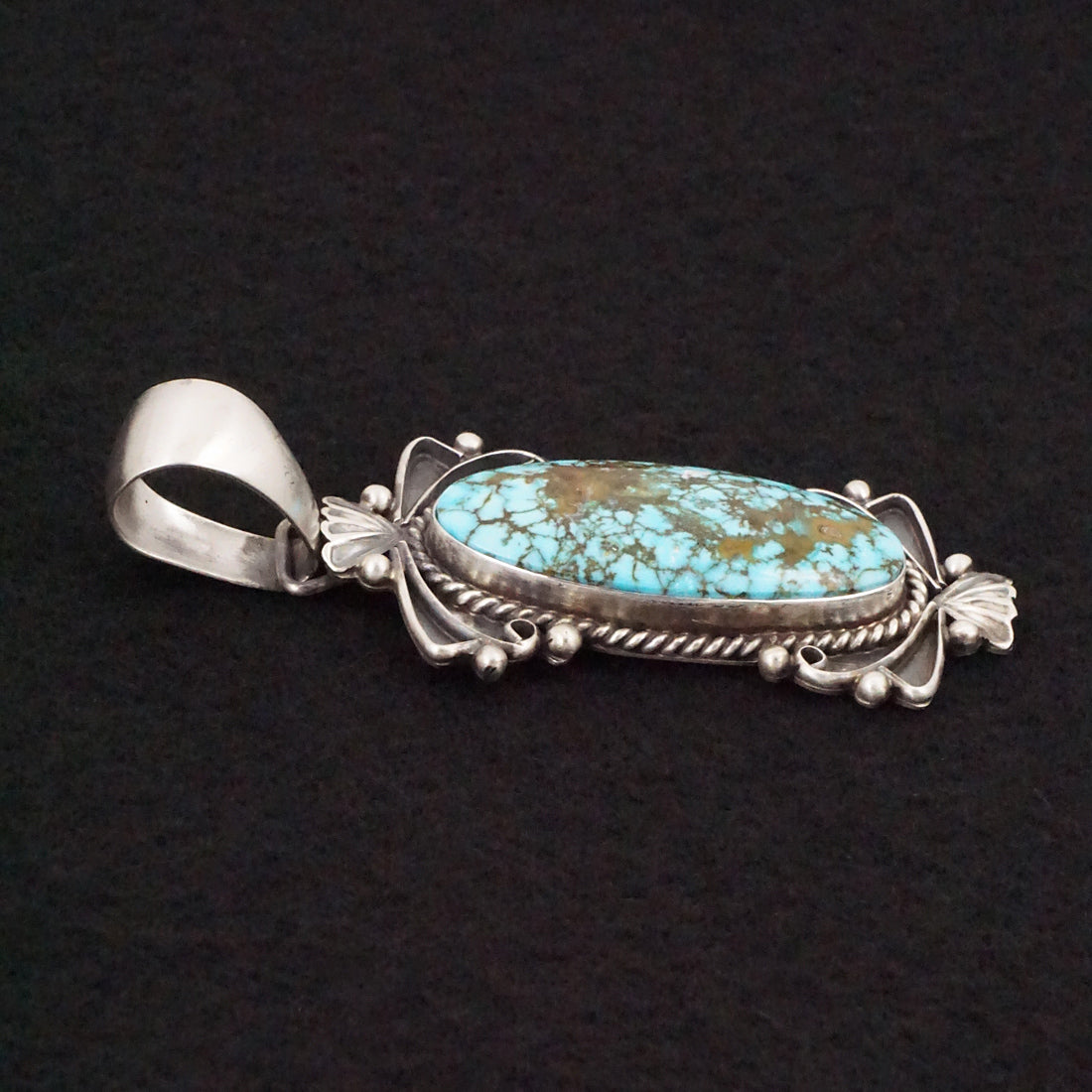 Paul Livingston Turquoise & Sterling Silver Pendant