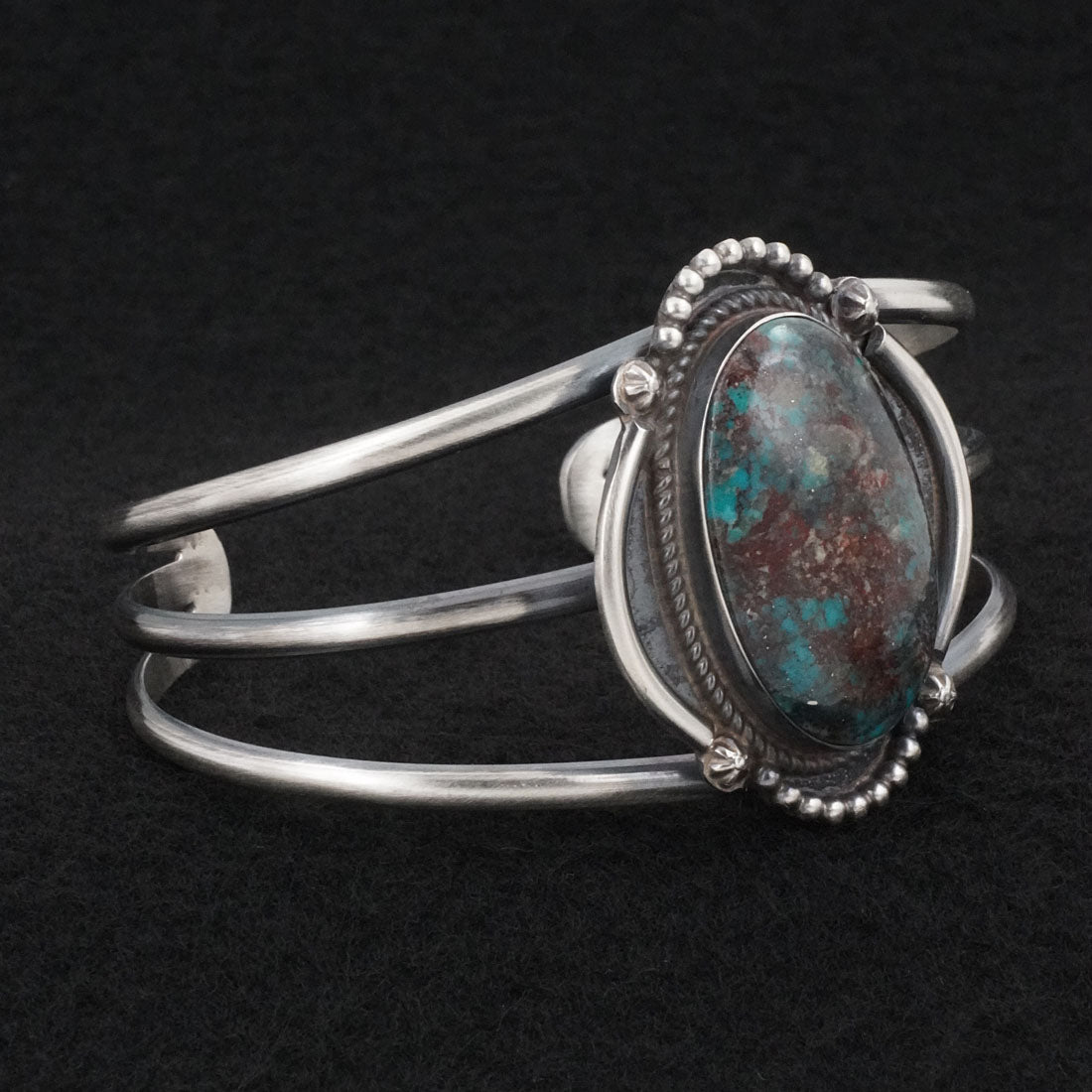 Leslie Nez Turquoise & Sterling Silver Bracelet