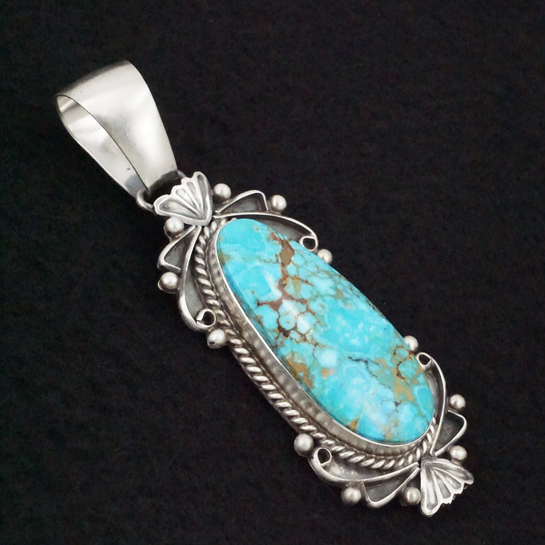 Paul Livingston Turquoise & Sterling Silver Pendant