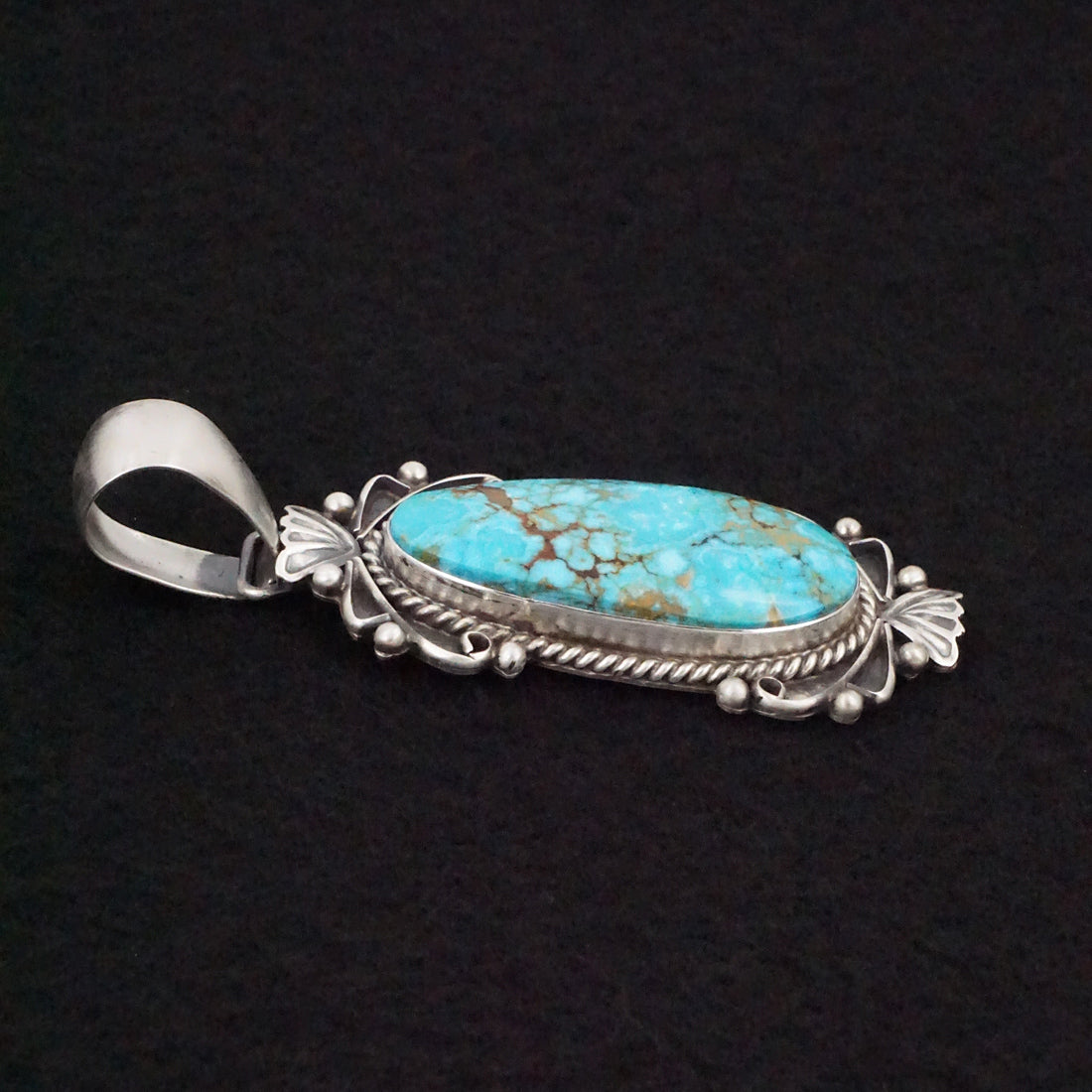 Paul Livingston Turquoise & Sterling Silver Pendant