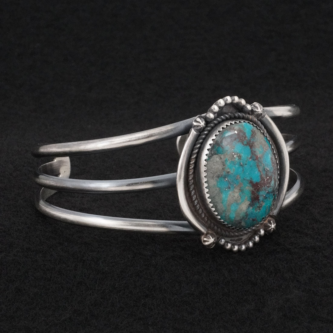 Leslie Nez Turquoise & Sterling Silver Bracelet