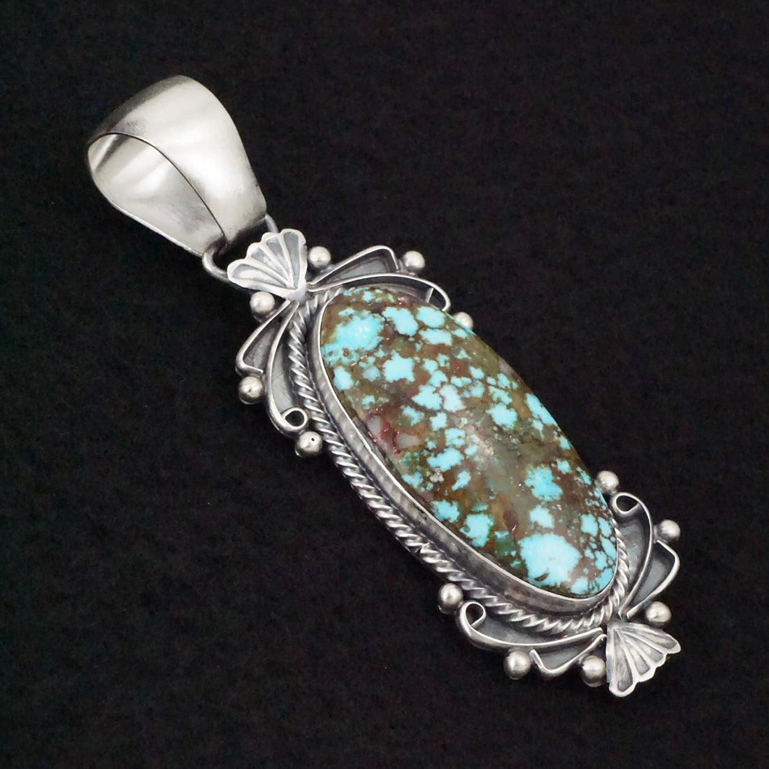 Paul Livingston Turquoise & Sterling Silver Pendant