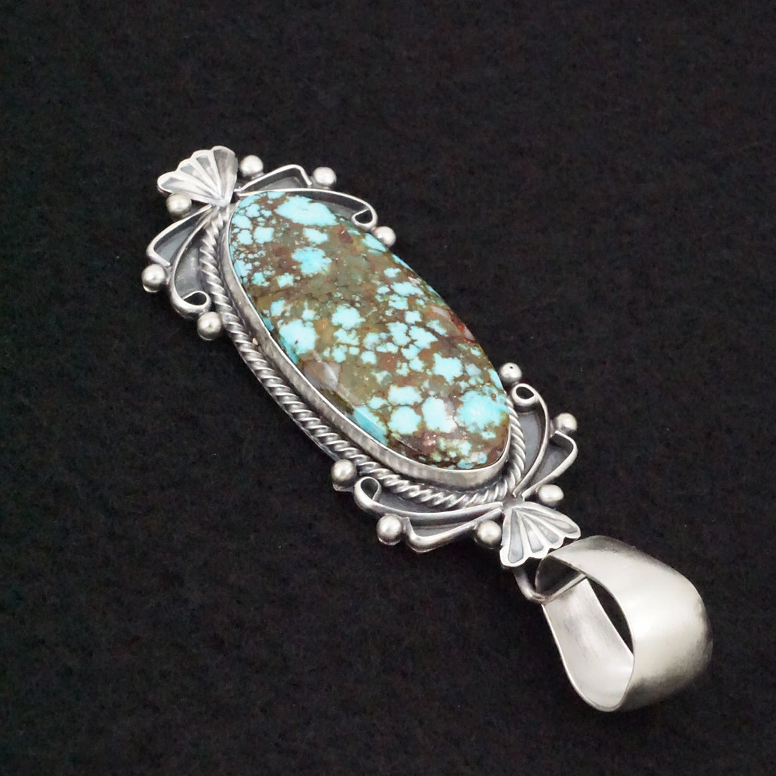 Paul Livingston Turquoise & Sterling Silver Pendant