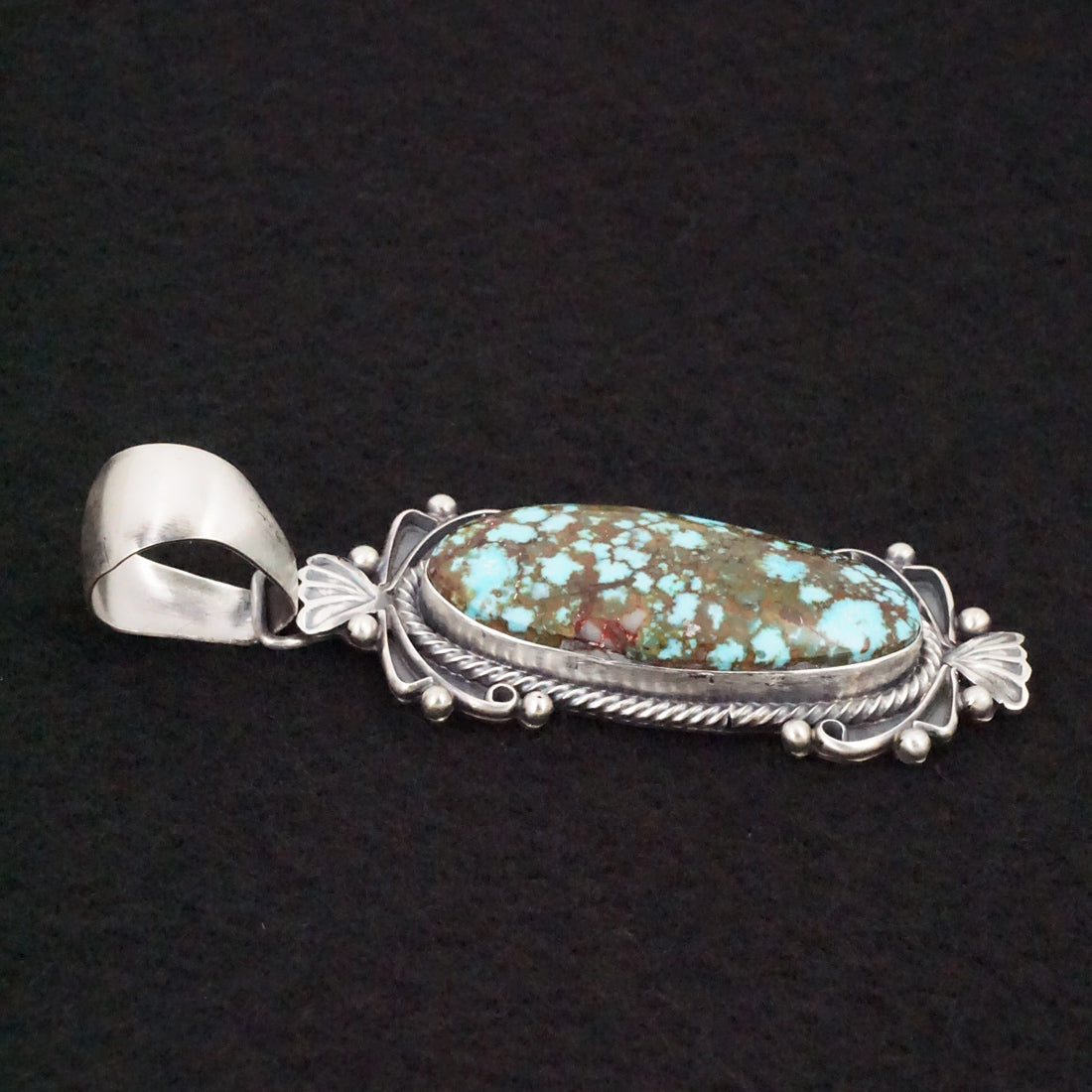 Paul Livingston Turquoise & Sterling Silver Pendant