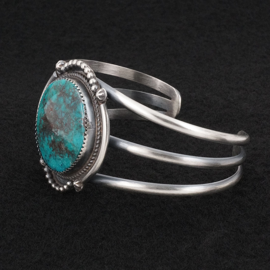 Leslie Nez Turquoise & Sterling Silver Bracelet