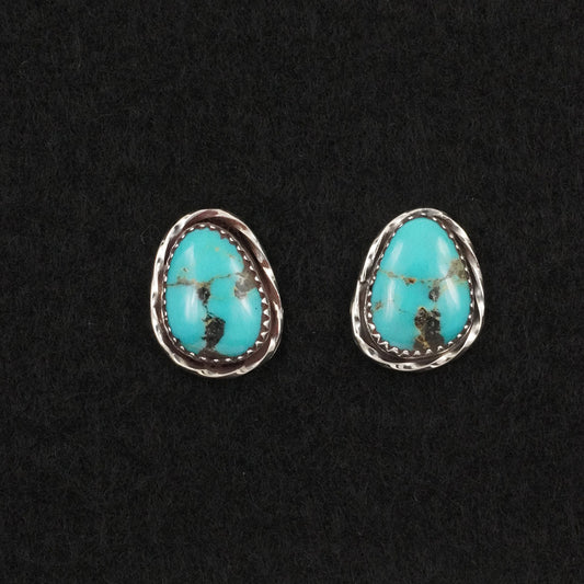 Ernest Hawthorne Turquoise & Sterling Silver Earrings