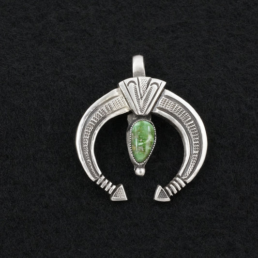 Calvin Martinez Turquoise & Sterling Silver Pendant