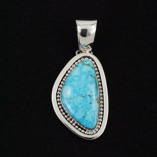 Paul Livingston Turquoise & Sterling Silver Pendant