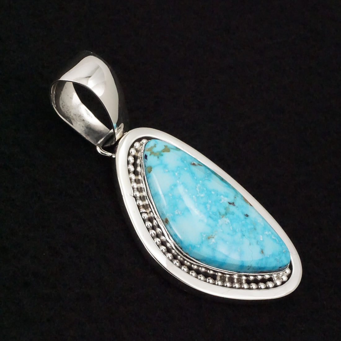 Paul Livingston Turquoise & Sterling Silver Pendant