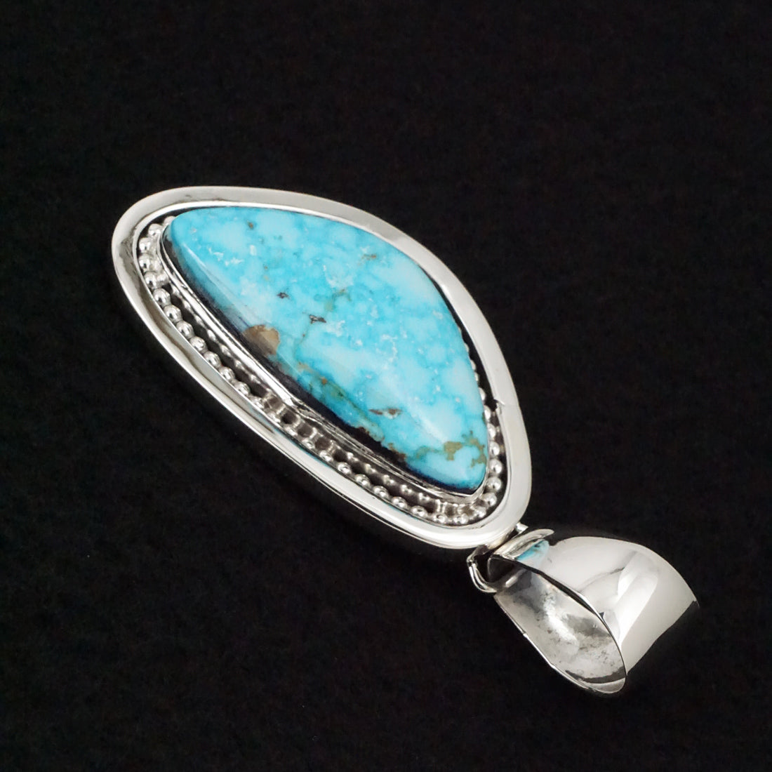 Paul Livingston Turquoise & Sterling Silver Pendant