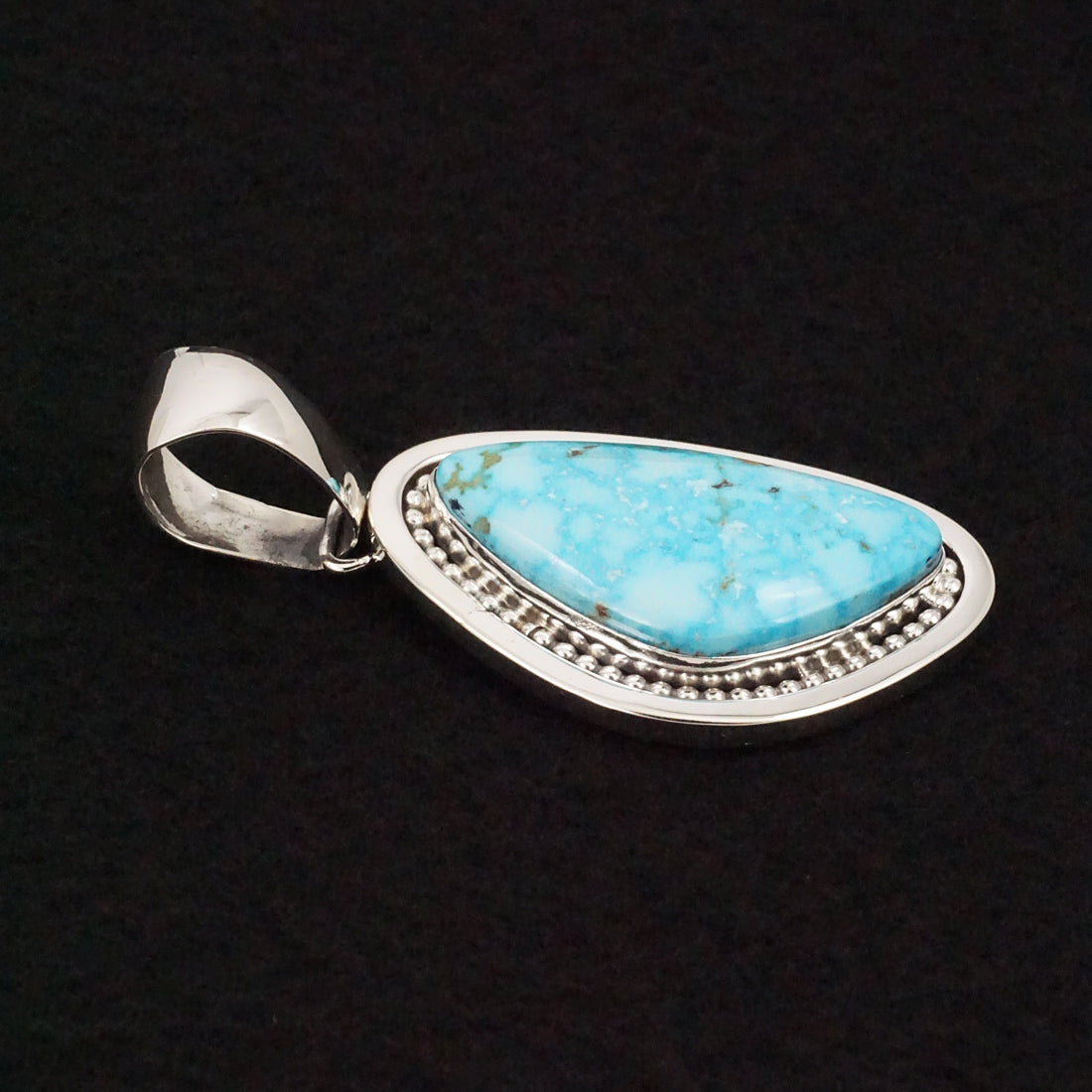 Paul Livingston Turquoise & Sterling Silver Pendant