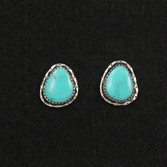 Ernest Hawthorne Turquoise & Sterling Silver Earrings