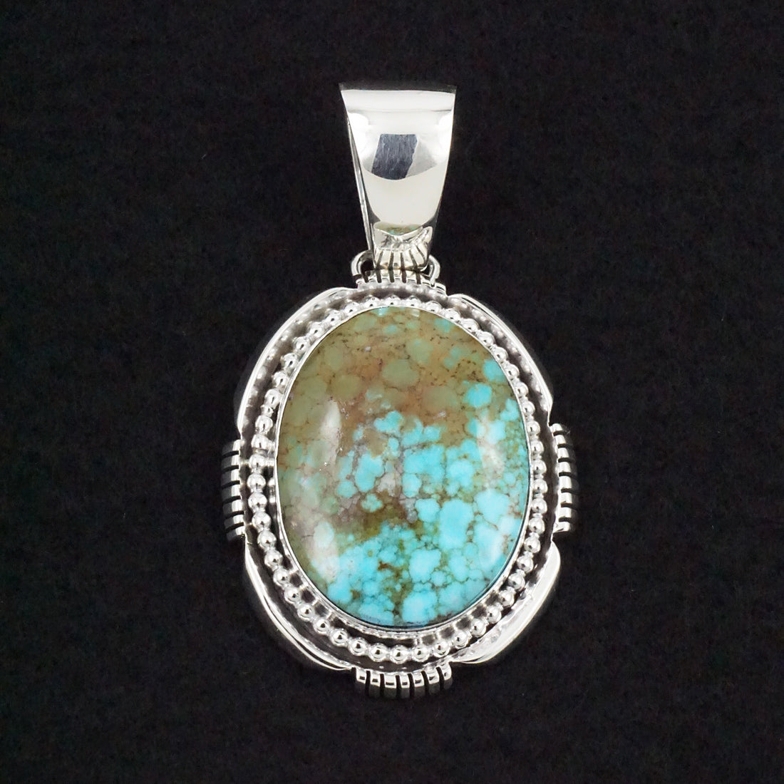 Paul Livingston Turquoise & Sterling Silver Pendant