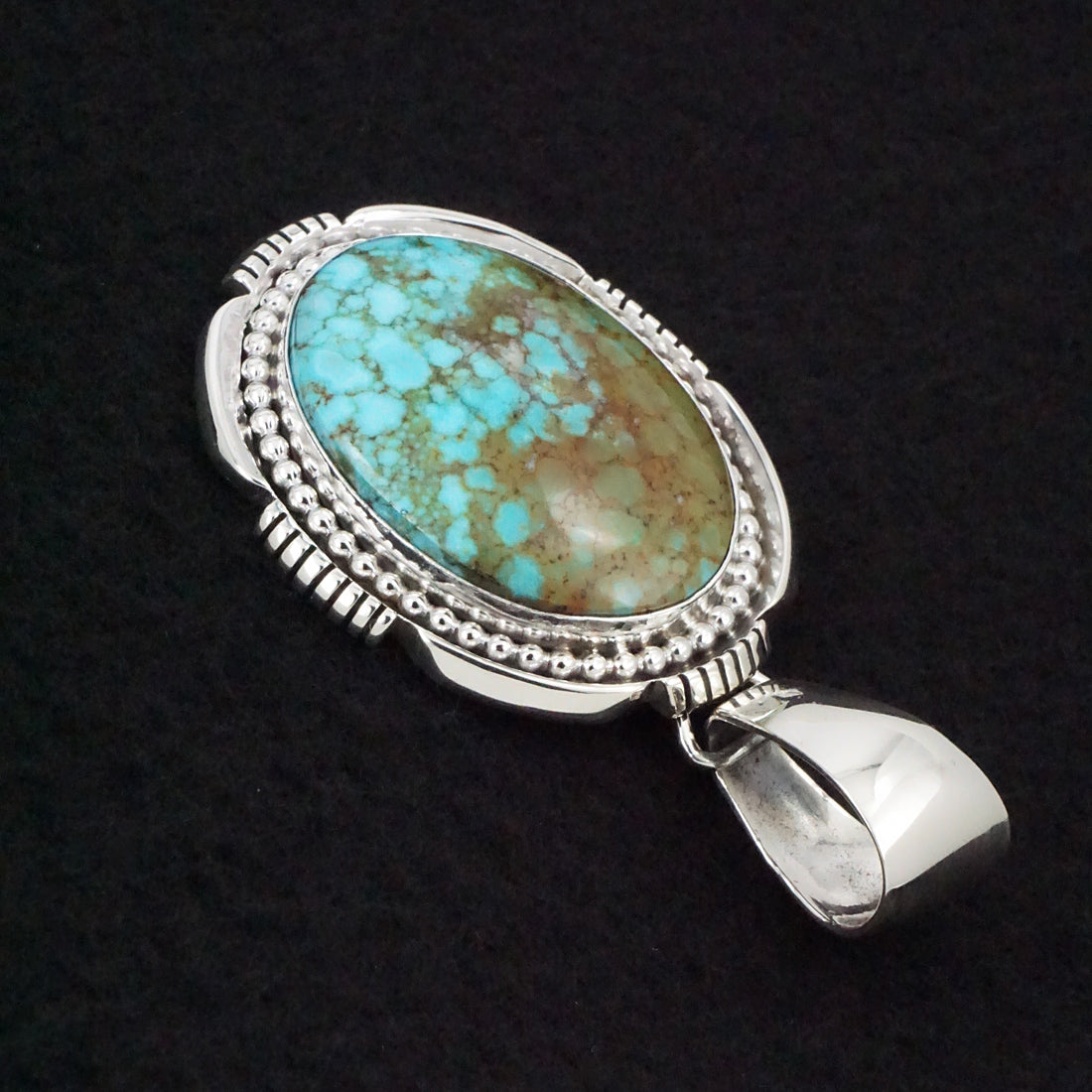 Paul Livingston Turquoise & Sterling Silver Pendant