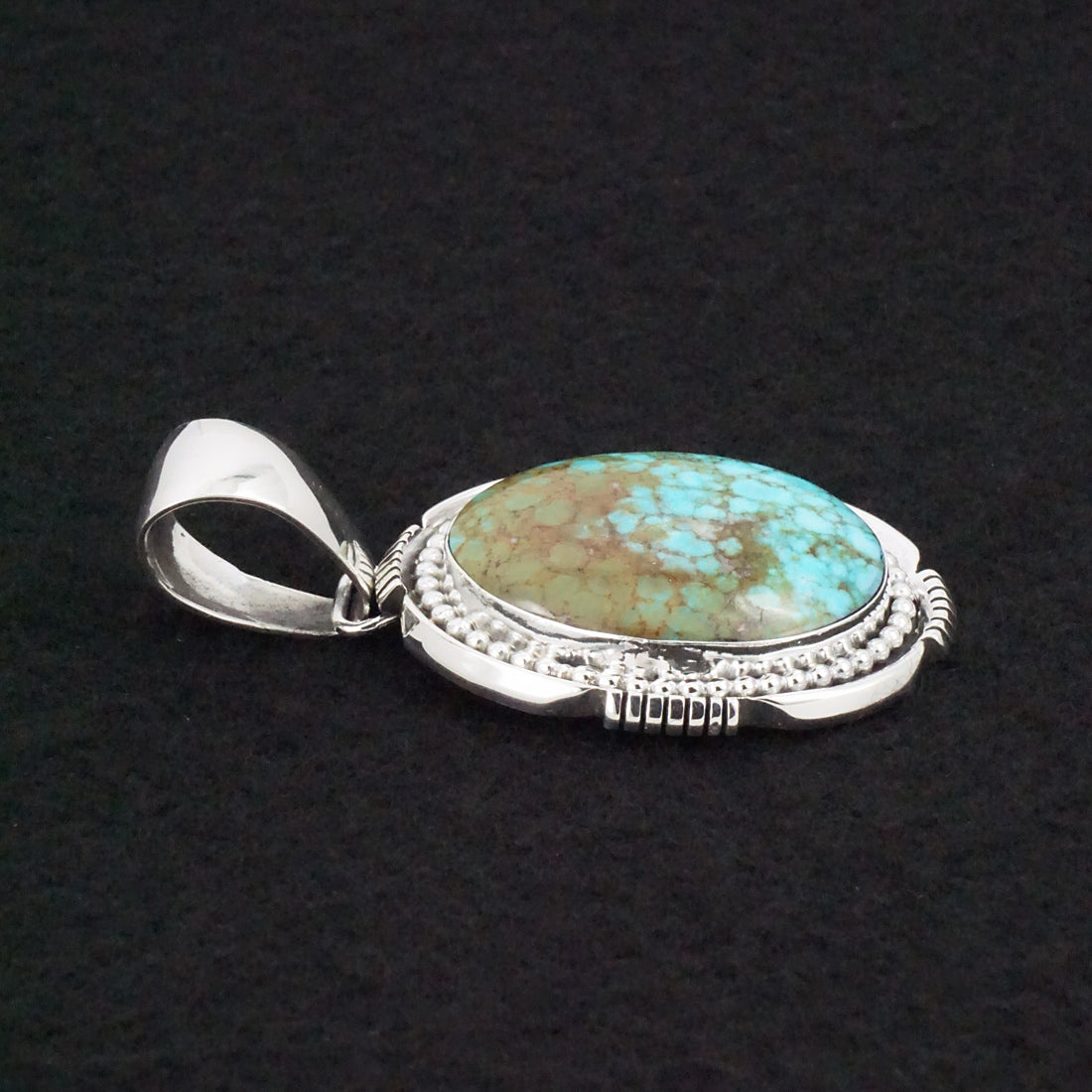 Paul Livingston Turquoise & Sterling Silver Pendant