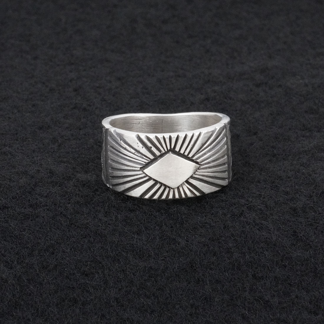 Calvin Martinez & Sterling Silver Ring Size 10.5
