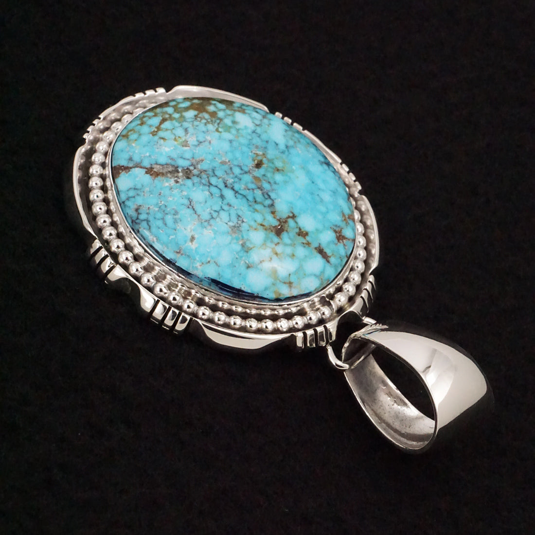 Paul Livingston Turquoise & Sterling Silver Pendant