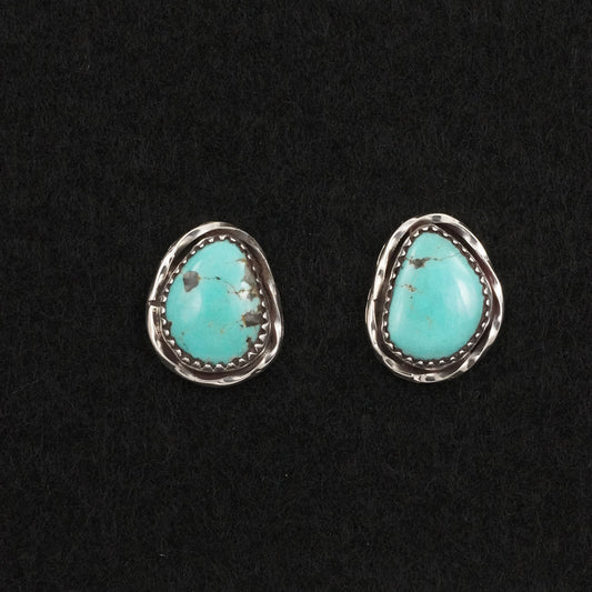 Ernest Hawthorne Turquoise & Sterling Silver Earrings