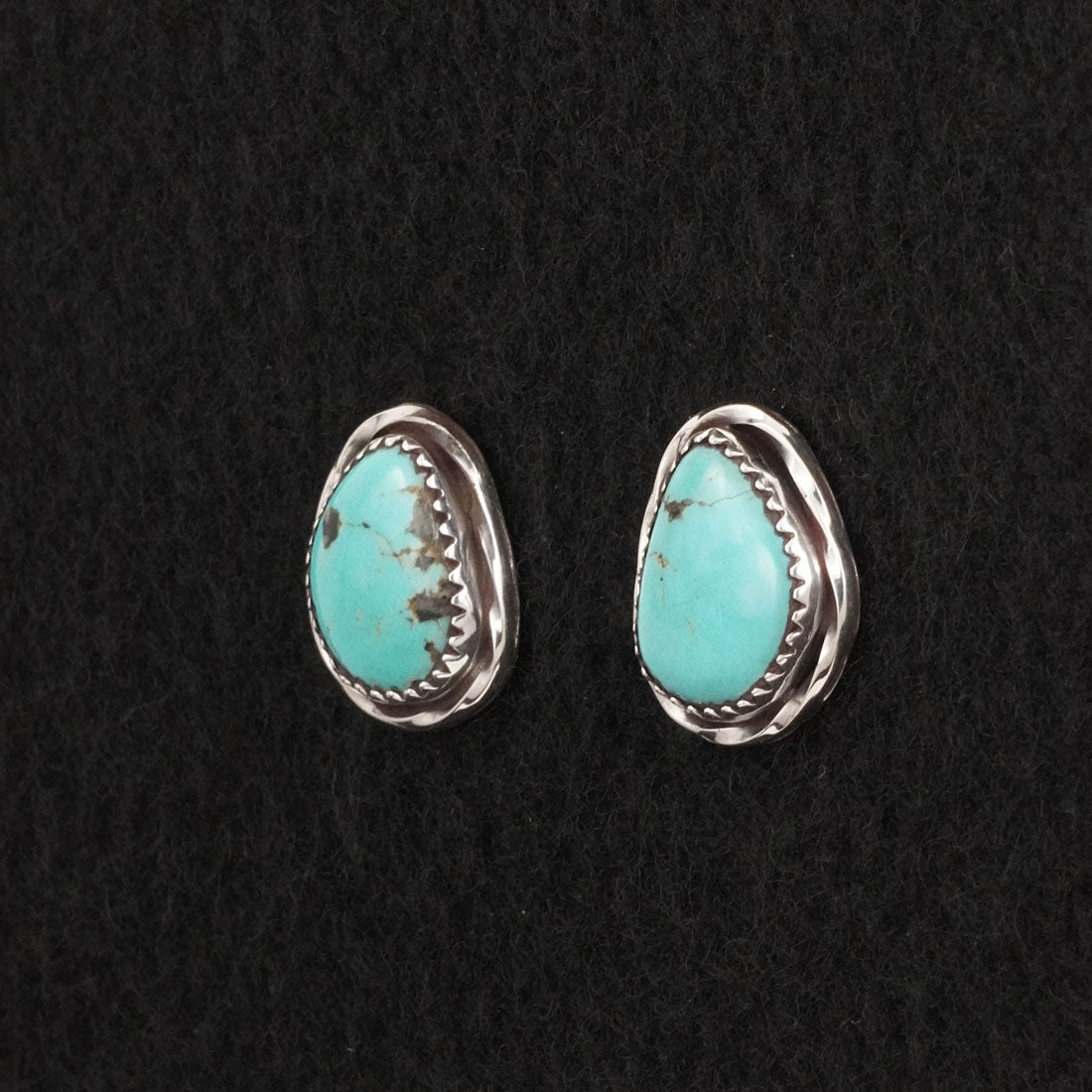 Ernest Hawthorne Turquoise & Sterling Silver Earrings