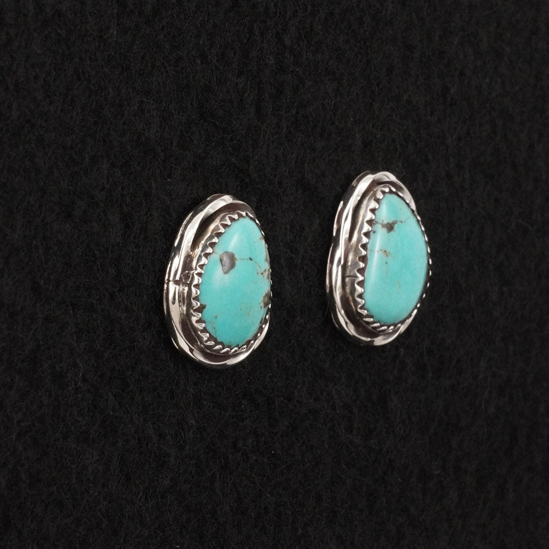 Ernest Hawthorne Turquoise & Sterling Silver Earrings