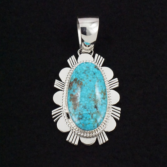 Paul Livingston Turquoise & Sterling Silver Pendant