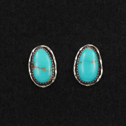 Ernest Hawthorne Turquoise & Sterling Silver Earrings