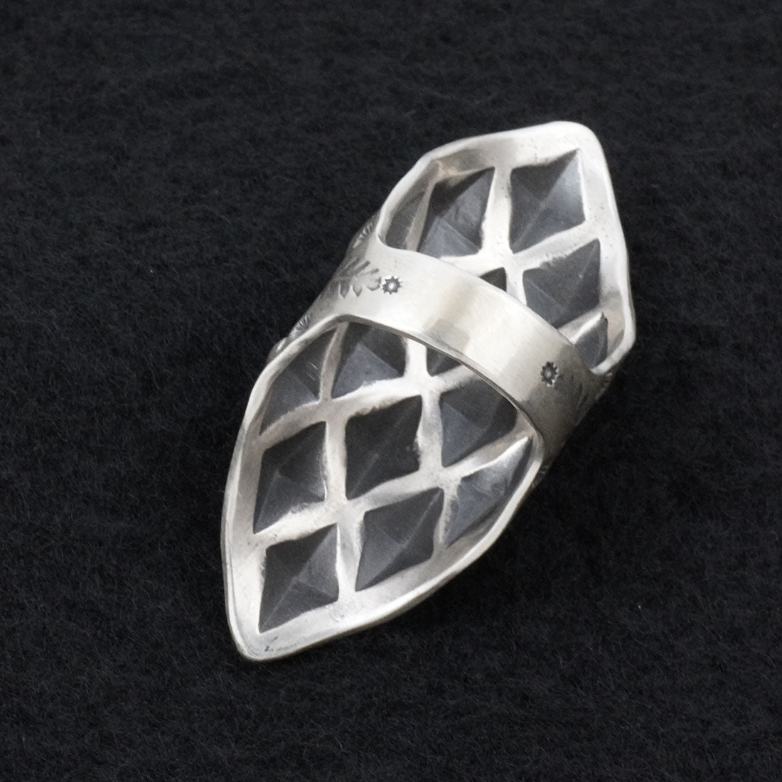 Calvin Martinez Sterling Silver Ring Size 10