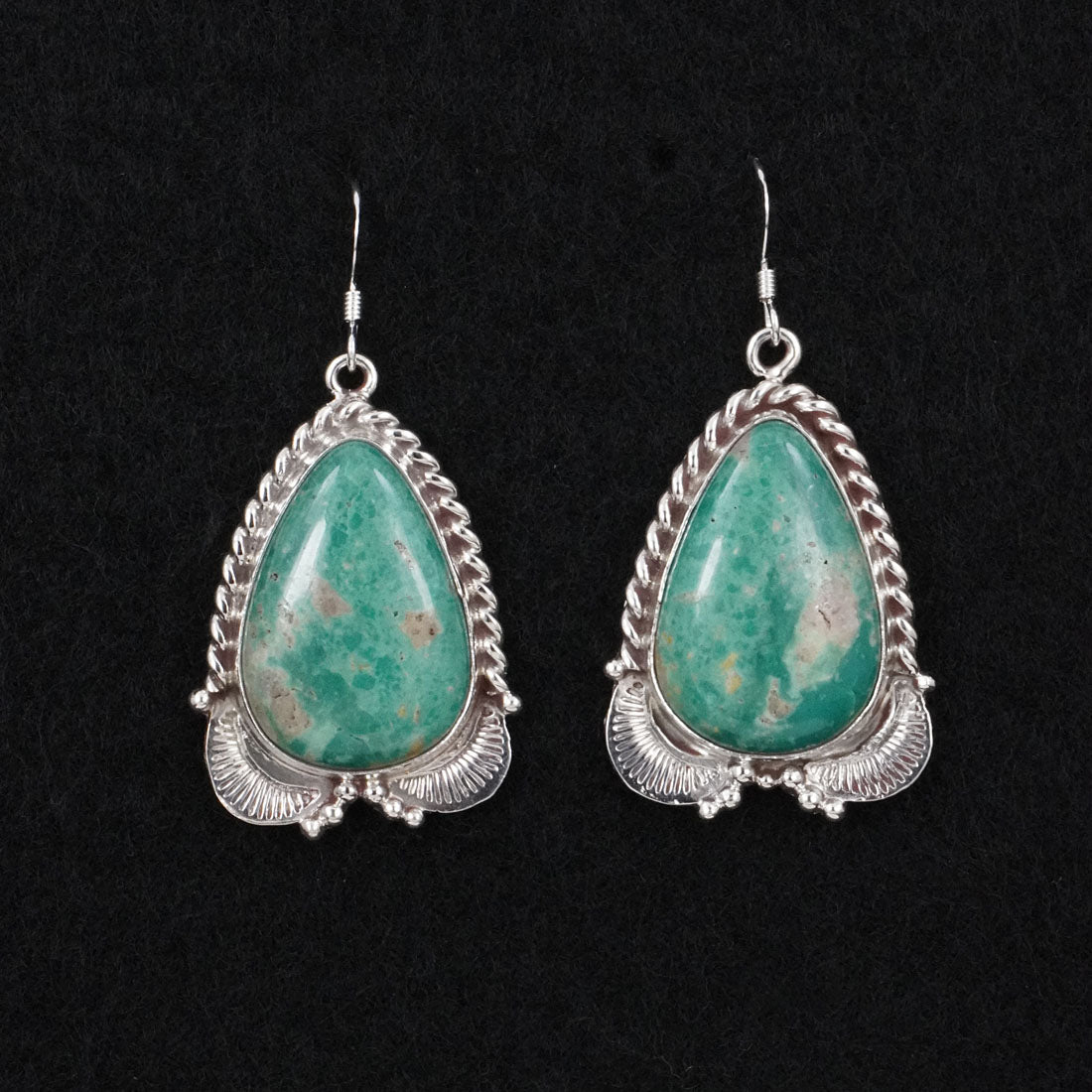 Antwone Brown Turquoise & Sterling Silver Earrings