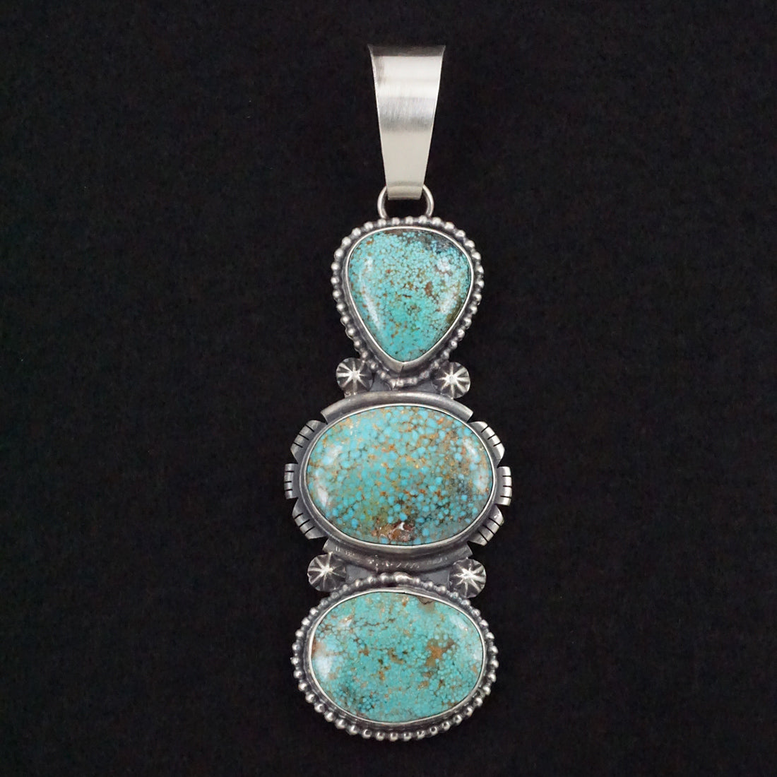 Randy Billy Turquoise & Sterling Silver Pendant