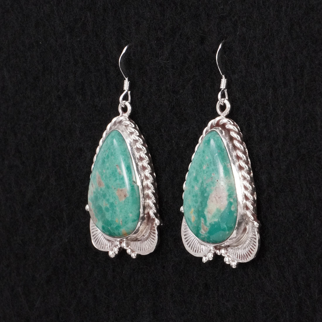 Antwone Brown Turquoise & Sterling Silver Earrings