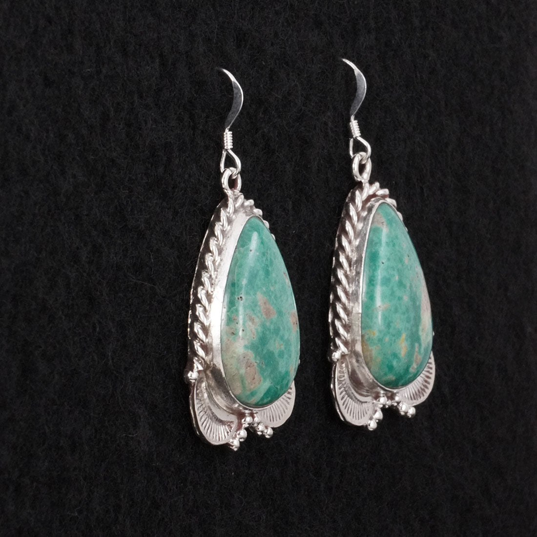 Antwone Brown Turquoise & Sterling Silver Earrings