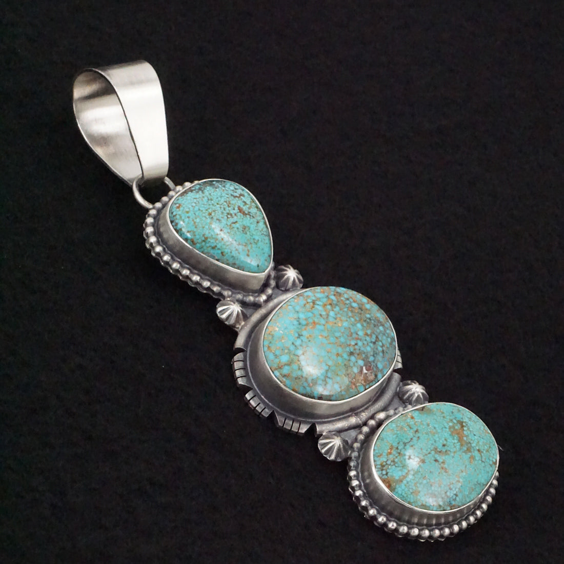 Randy Billy Turquoise & Sterling Silver Pendant