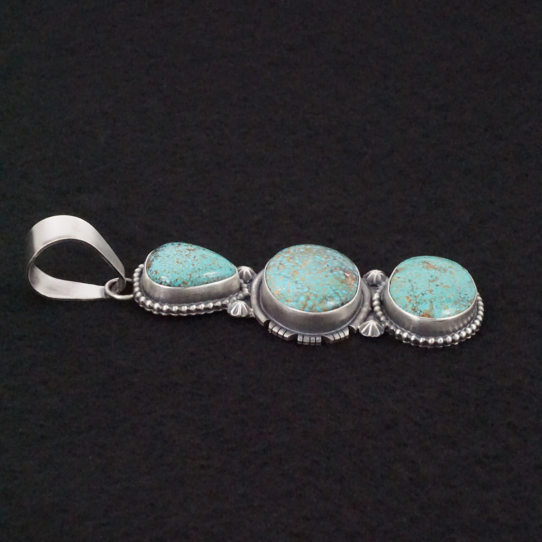 Randy Billy Turquoise & Sterling Silver Pendant