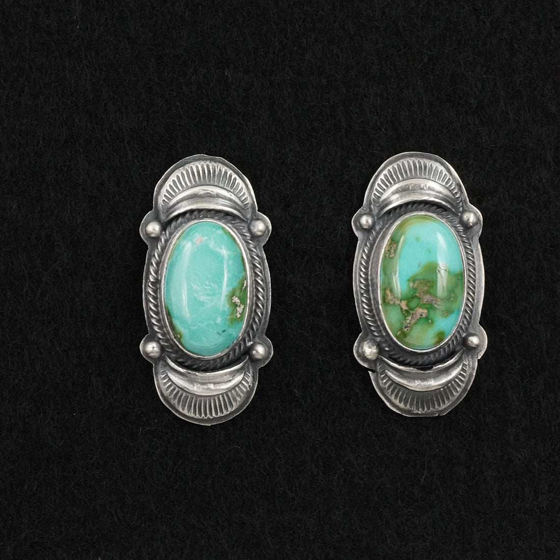 Randy Boyd Turquoise & Sterling Silver Squash Blossom Necklace Set