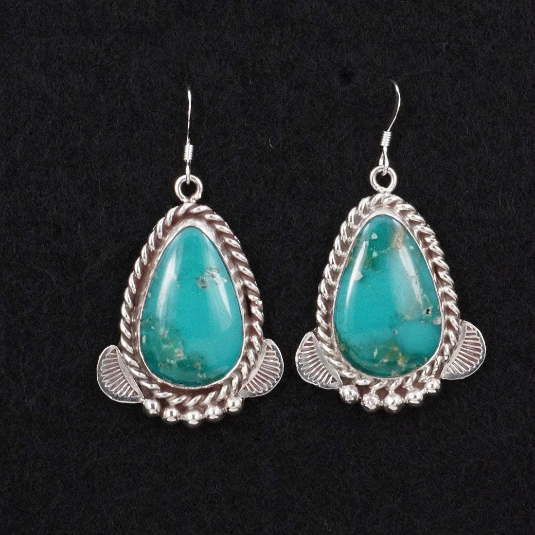 Antwone Brown Turquoise & Sterling Silver Earrings