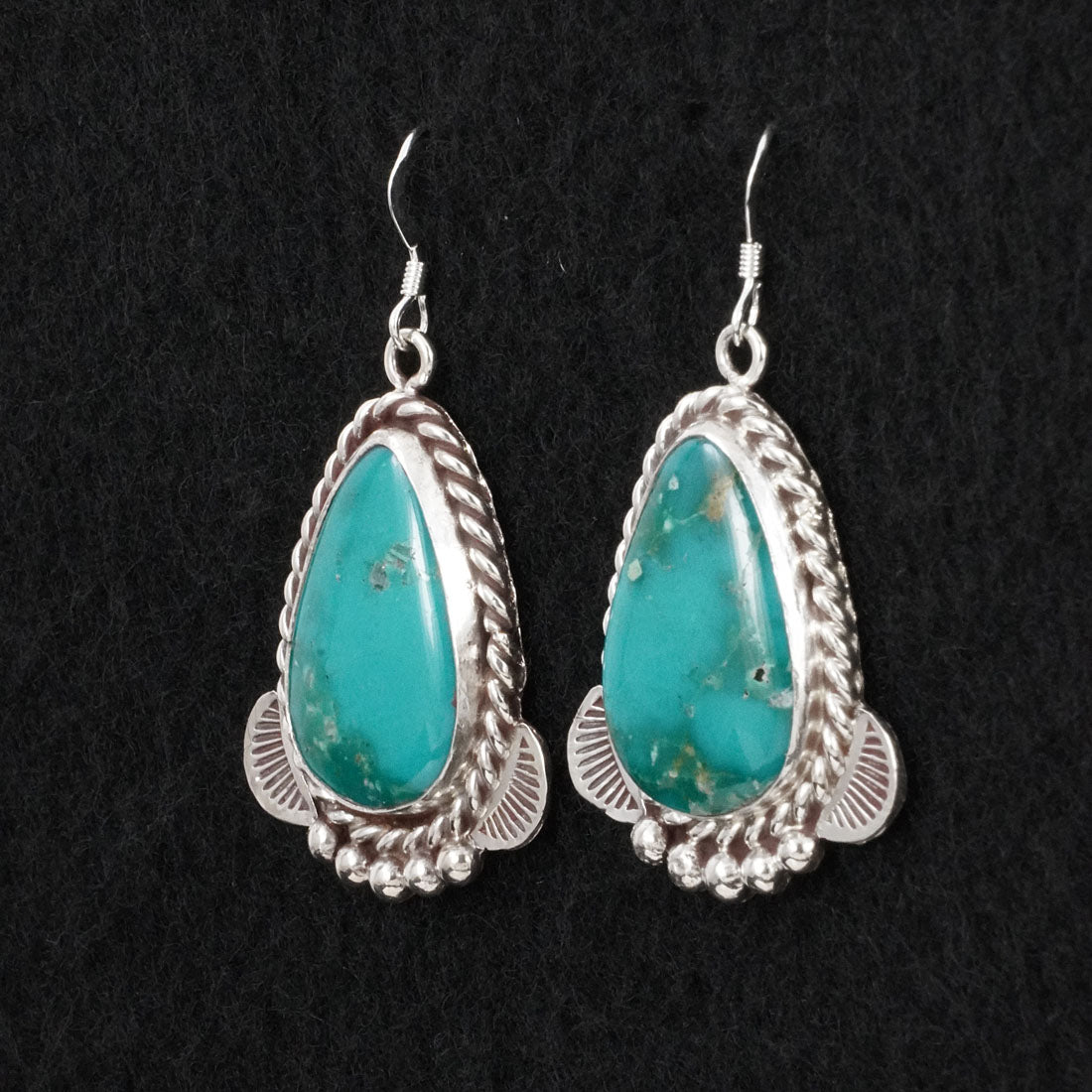 Antwone Brown Turquoise & Sterling Silver Earrings