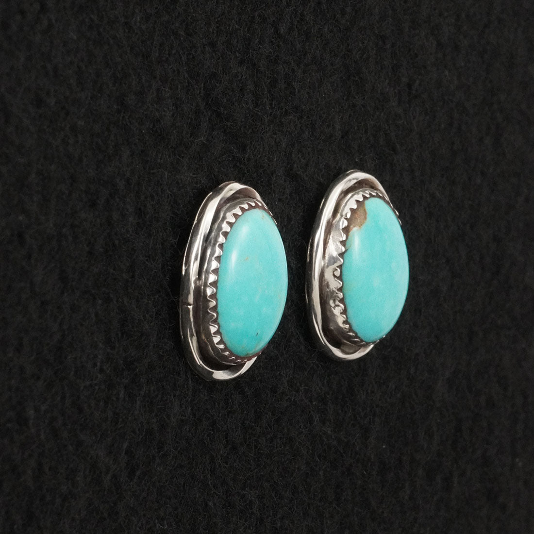 Ernest Hawthorne Turquoise & Sterling Silver Earrings
