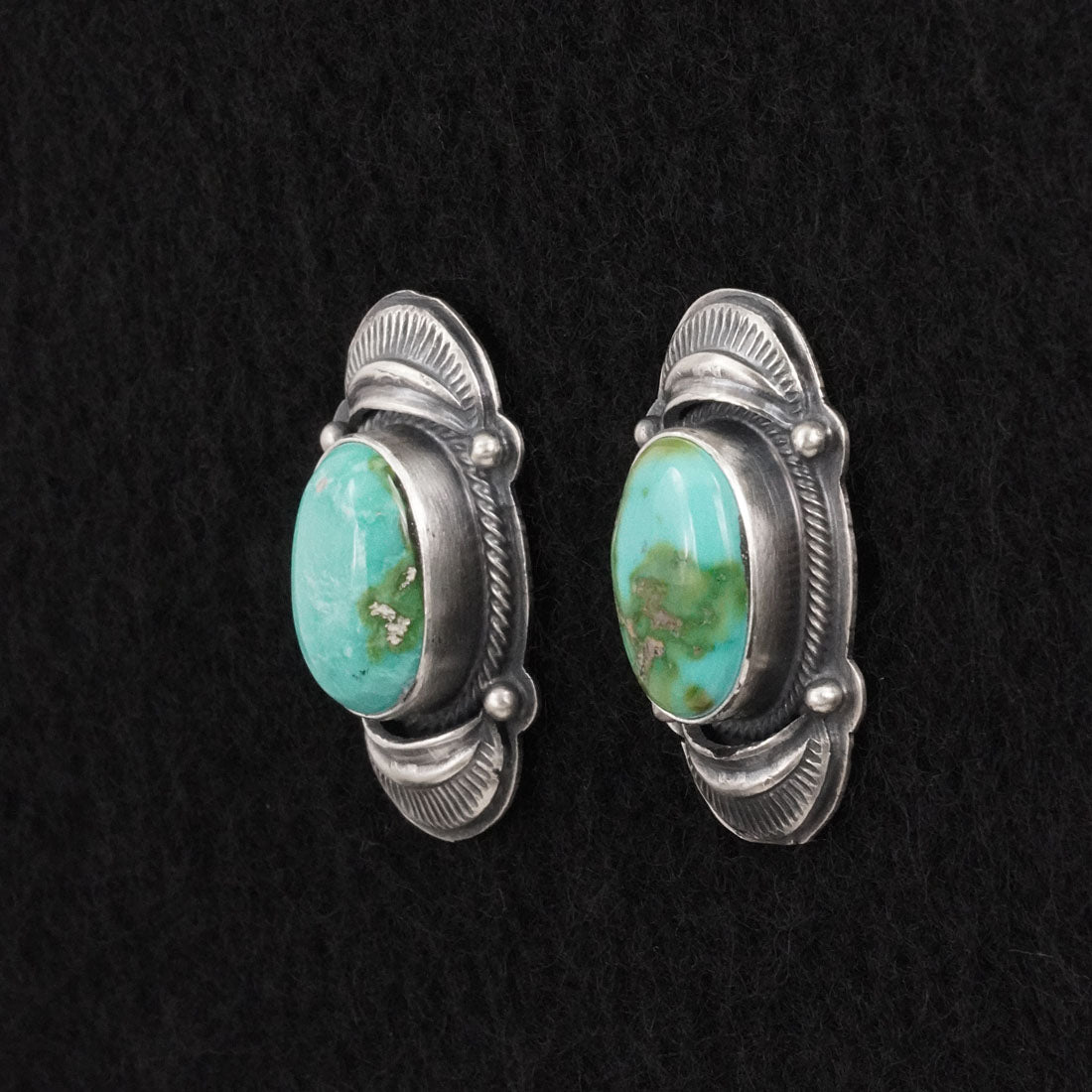 Randy Boyd Turquoise & Sterling Silver Squash Blossom Necklace Set
