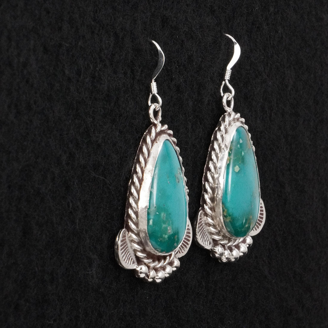 Antwone Brown Turquoise & Sterling Silver Earrings