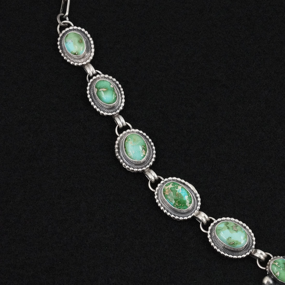 Kathleen Livingston Turquoise & Sterling Silver Necklace Set