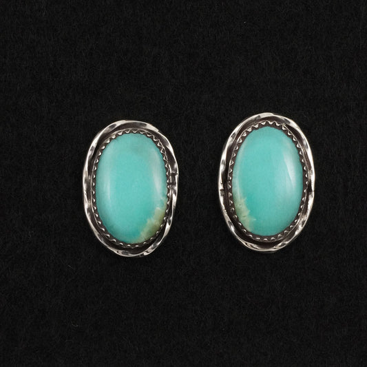 Ernest Hawthorne Turquoise & Sterling Silver Earrings