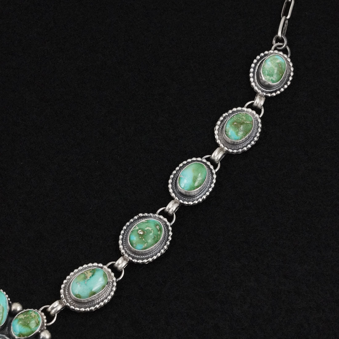 Kathleen Livingston Turquoise & Sterling Silver Necklace Set
