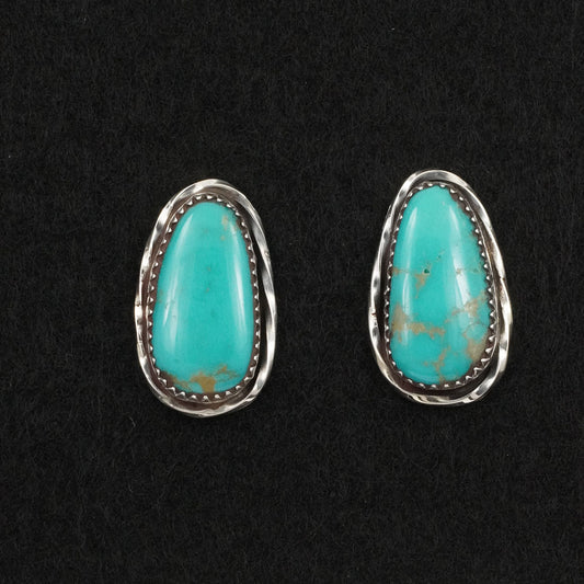 Ernest Hawthorne Turquoise & Sterling Silver Earrings