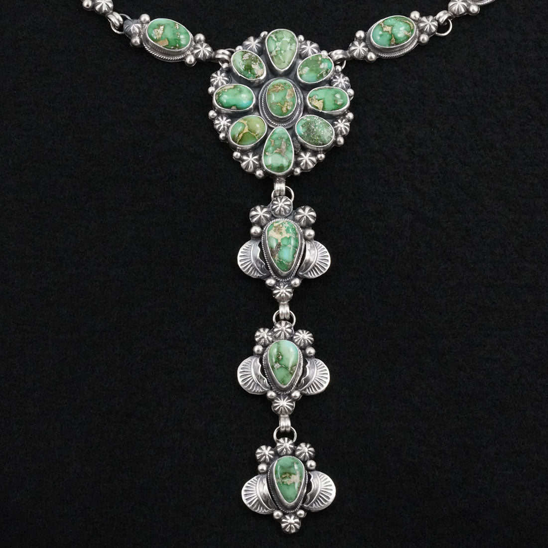 Kathleen Livingston Turquoise & Sterling Silver Necklace Set